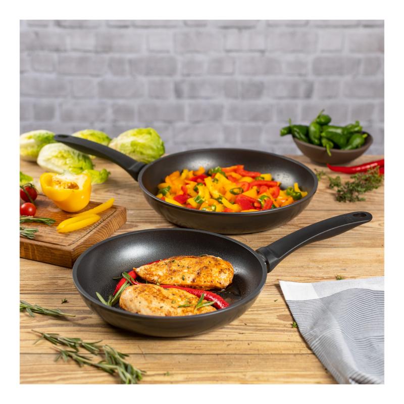 Preview: EASY INDUCTION Bratpfannen Set Ø 24 + 28 cm Kuhn Rikon