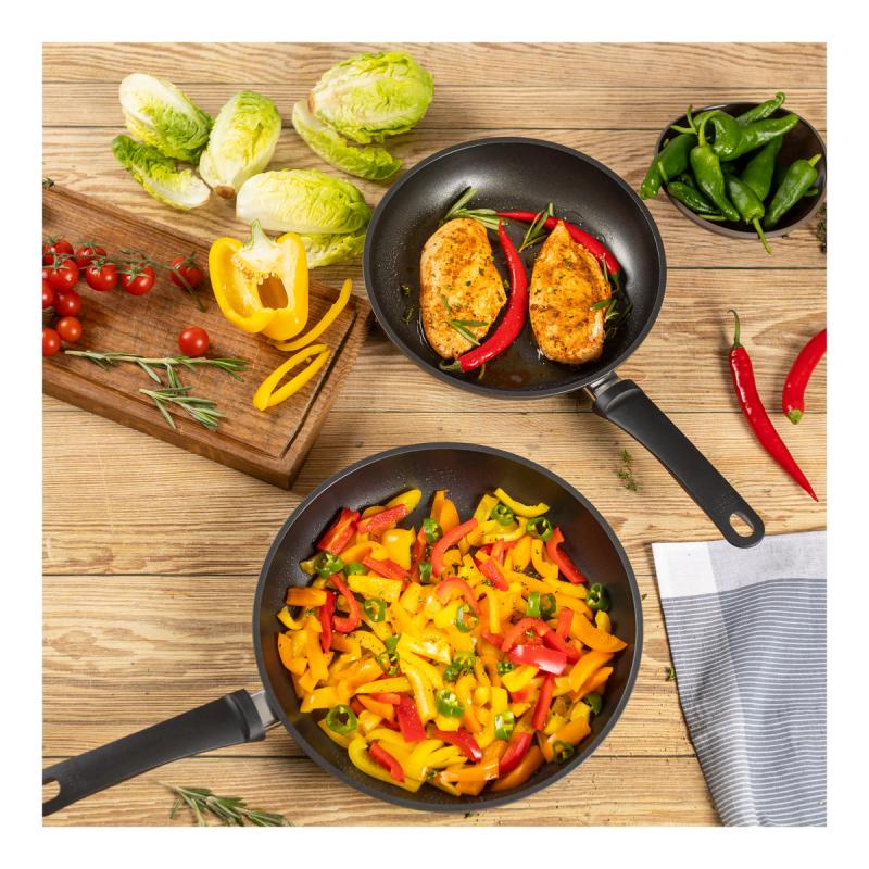 Preview: EASY INDUCTION Bratpfannen Set Ø 24 + 28 cm Kuhn Rikon