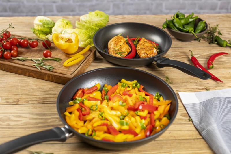 Preview: EASY INDUCTION Bratpfannen Set Ø 24 + 28 cm Kuhn Rikon