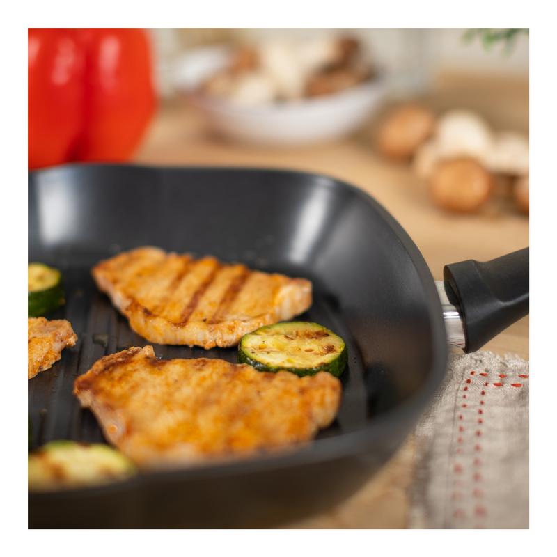 Preview: EASY INDUCTION Grillpfanne Ø 26 x 26 cm