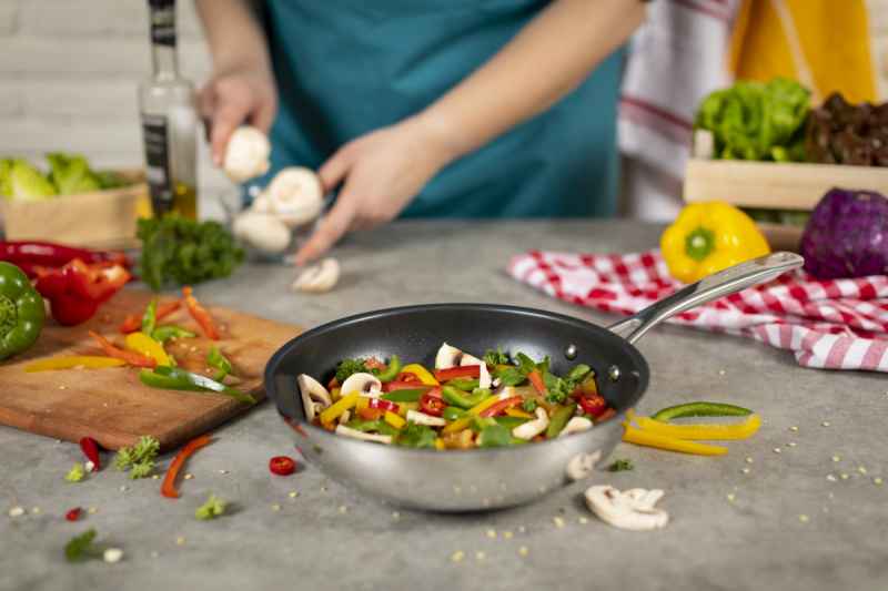 Preview: ALLROUND Wok beschichtet Ø 24 cm