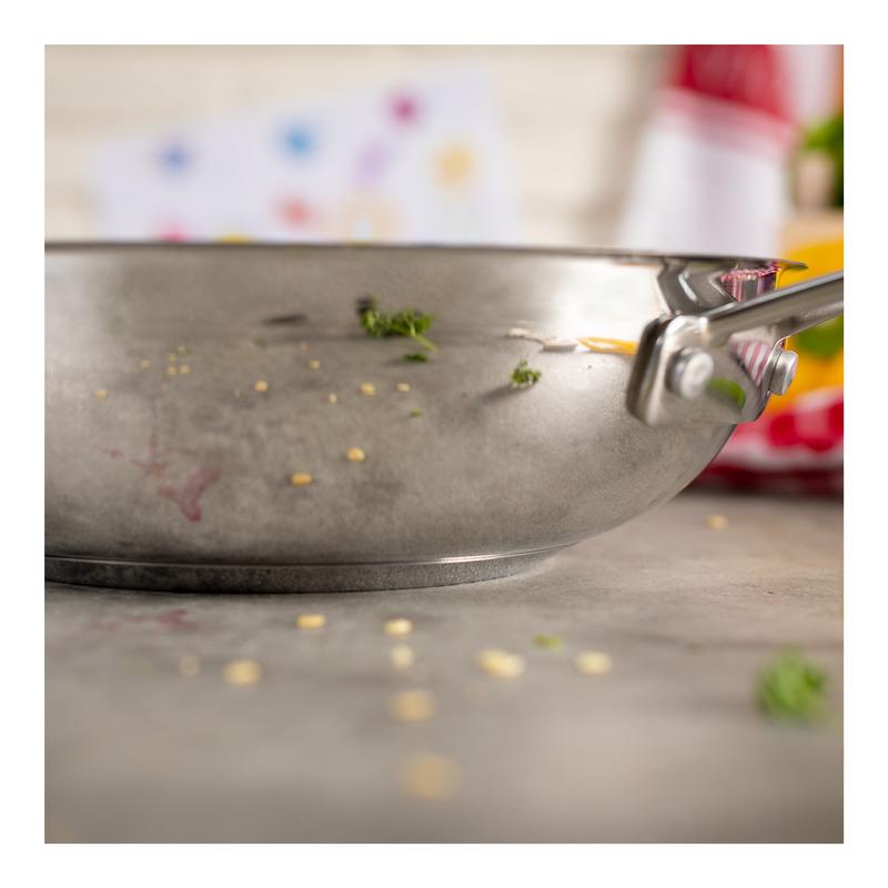 Preview: ALLROUND Wok beschichtet Ø 28 cm Edelstahl Kuhn Rikon