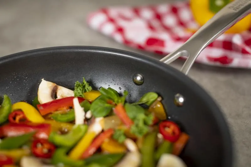 ALLROUND Wok beschichtet Ø 28 cm Edelstahl Kuhn Rikon