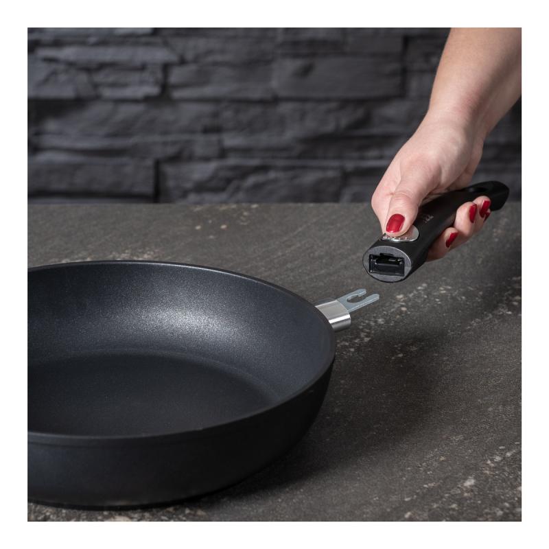 Preview: TITANIO STAR Bratpfanne abnehmbarer Stiel Ø 28 cm