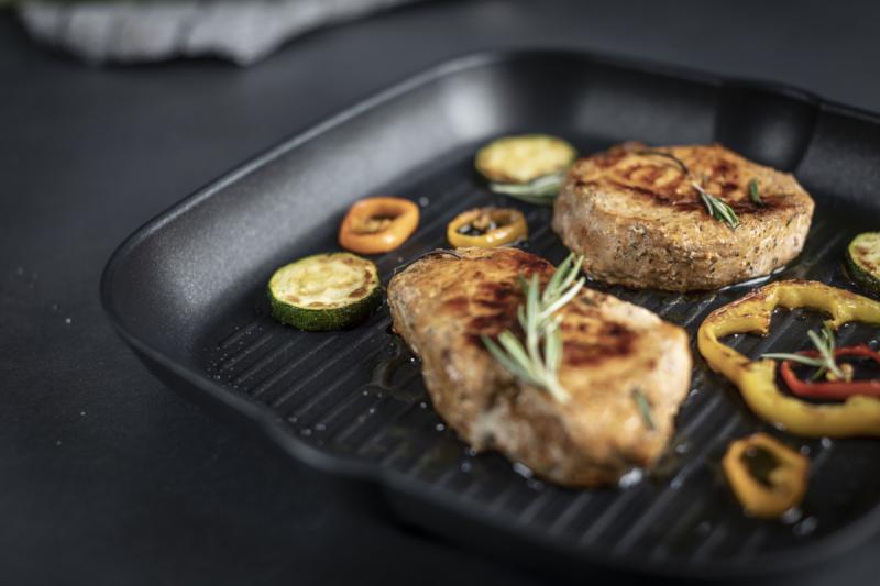 Preview: TITANIO STAR Grill Bratpfanne Ø 28 x 28 cm