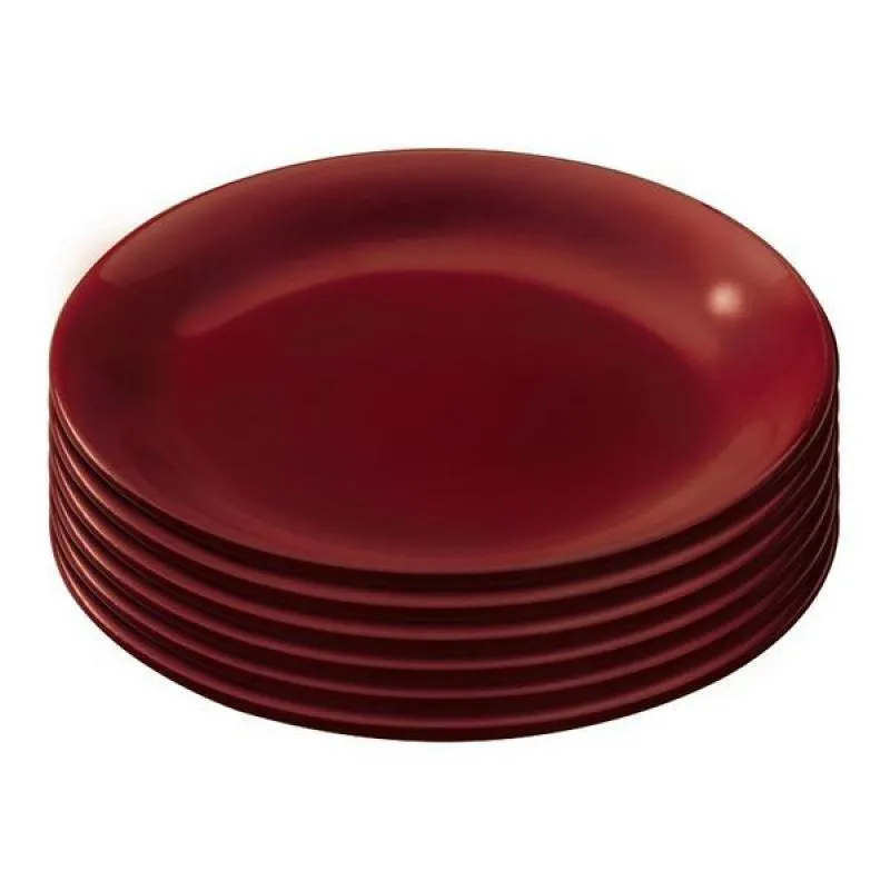 Käsefondue Set Suisse roter Ton