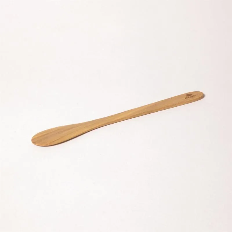 Runder Spachtel Olivenholz, 30 cm