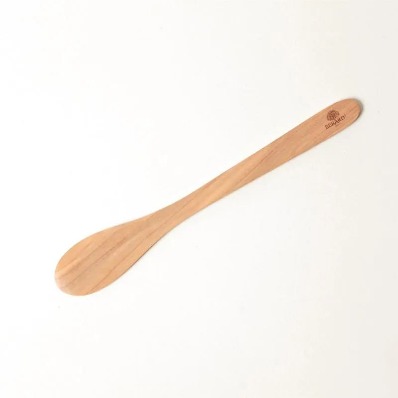 Runder Spachtel Olivenholz, 30 cm