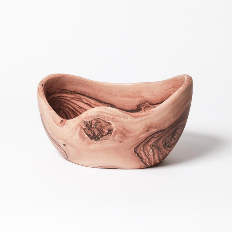 Obstschale rustikal - groß, Olivenholz Ø 28-29cm
