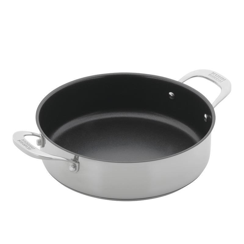 Preview: ALLROUND Servierpfanne antihaftbeschichtet inkl Deckel 3.0 L · Ø 24 cm Inox 18/10 Kuhn Rikon