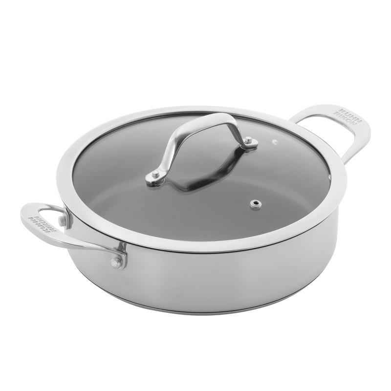 Preview: ALLROUND Servierpfanne antihaftbeschichtet inkl Deckel 3.0 L · Ø 24 cm Inox 18/10 Kuhn Rikon