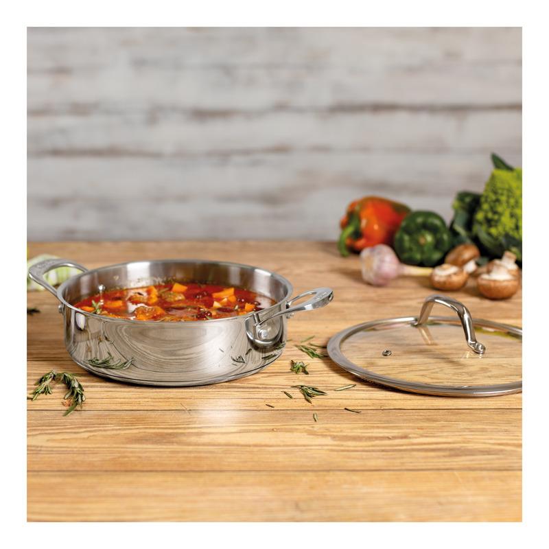 Preview: ALLROUND Servierpfanne unbeschichtet 5.0 L · Ø 28 cm