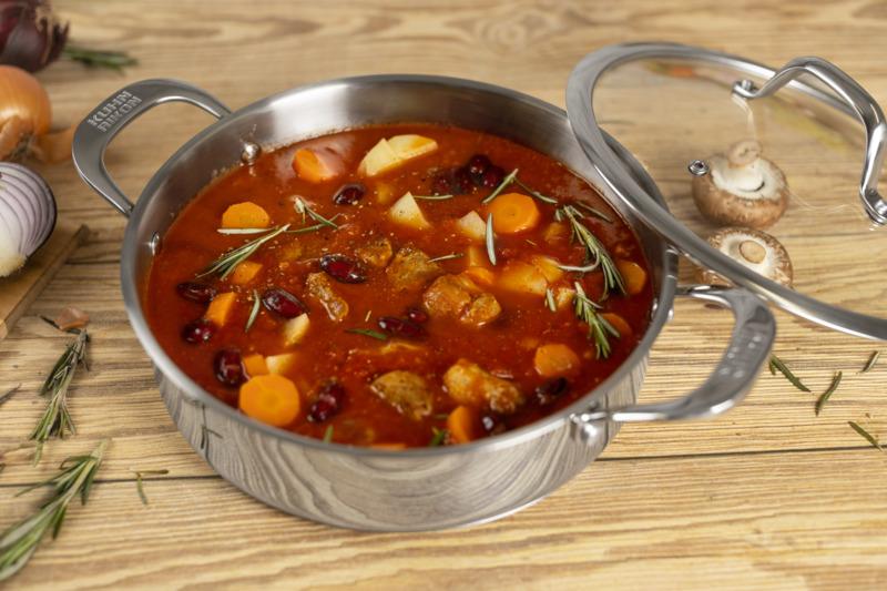 Preview: ALLROUND Servierpfanne unbeschichtet 5.0 L · Ø 28 cm