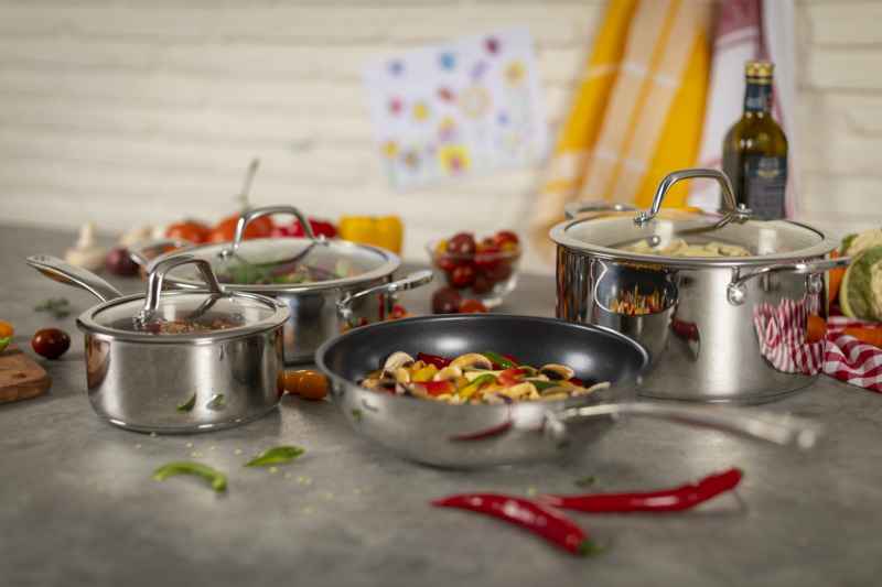 ALLROUND Wok beschichtet Ø 28 cm Edelstahl Kuhn Rikon
