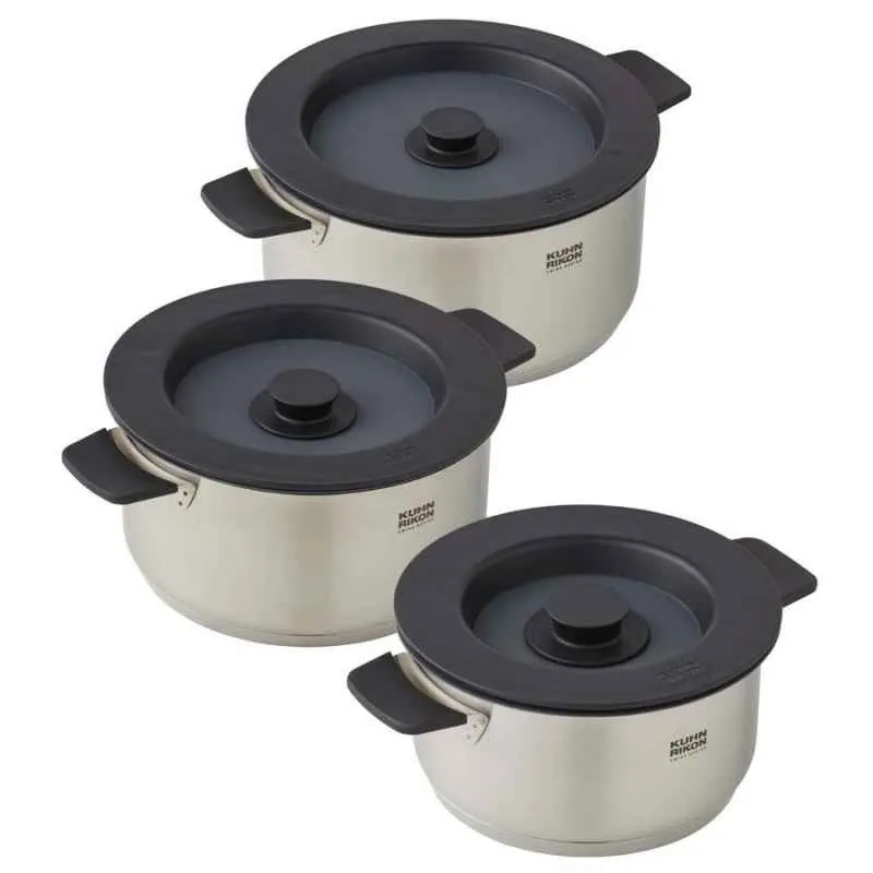 Smart & Compact Set- Kochtöpfe 1.5L/3L/5L