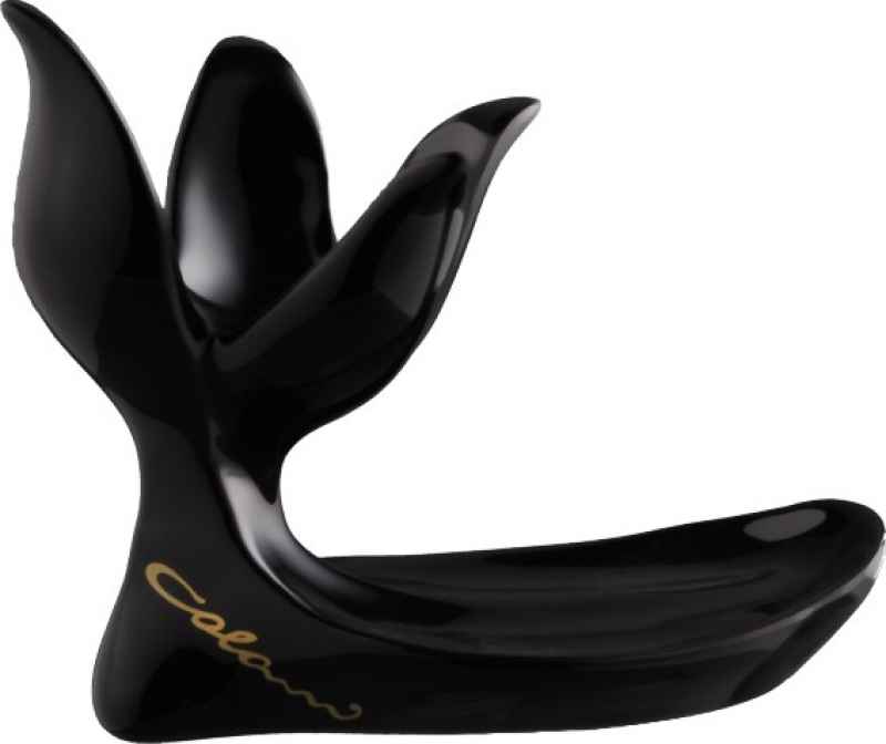 Preview: Luigi Colani Porzellan Frühstücksgedeck 4 teilig weiß/ schwarz