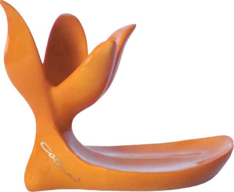 Preview: Luigi Colani Porzellan Eierbecher Set 2 tlg. orange