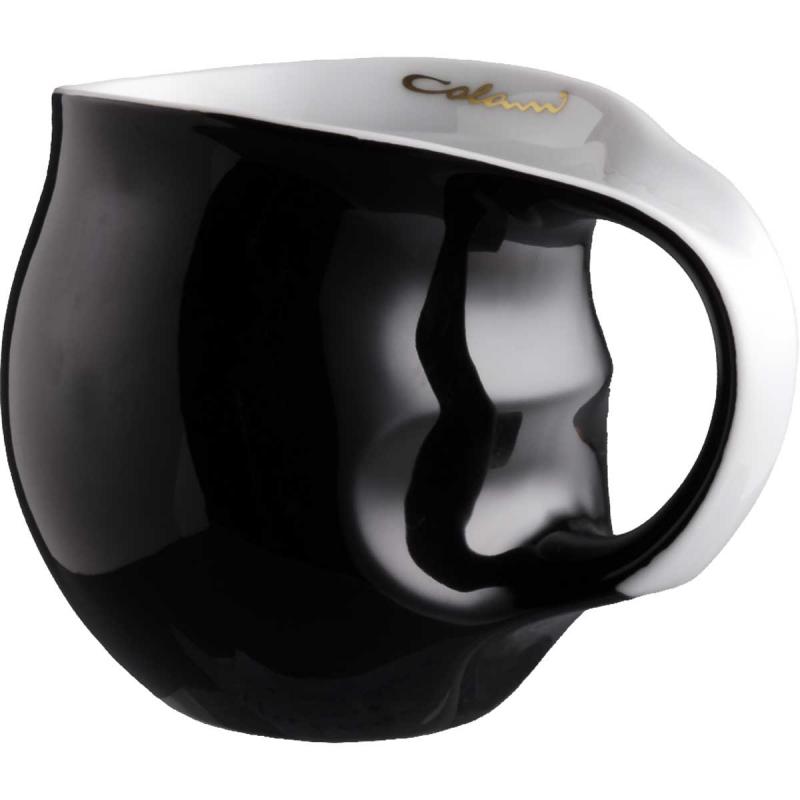 Preview: Luigi Colani Porzellan Kaffeebecher schwarz
