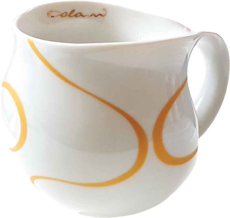 Colani Kaffeebecher Loop gold