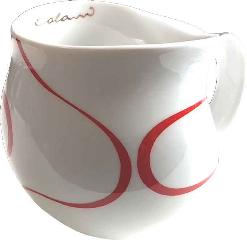 Colani Kaffeebecher Loop red