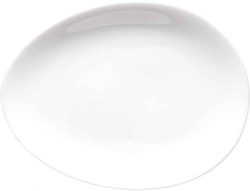 Preview: Luigi Colani Porzellan Frühstücksgedeck 4 teilig weiß/ schwarz