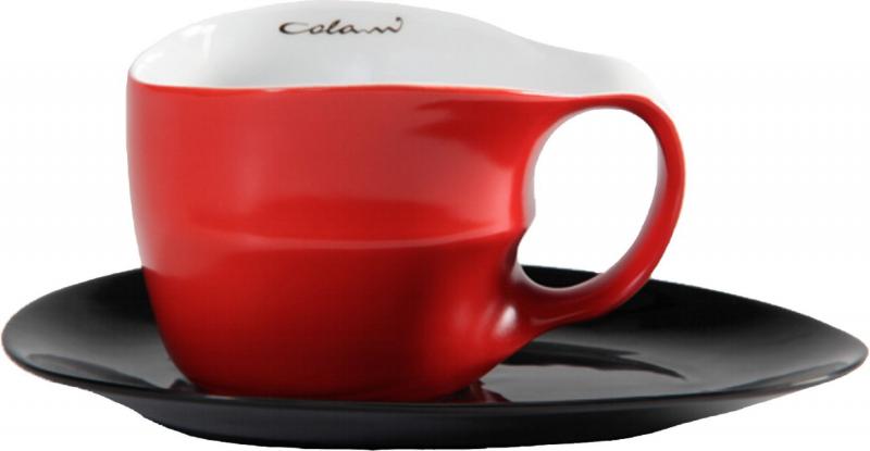 Preview: Luigi Colani Porzellan Jumbotasse rot ohne Untertasse