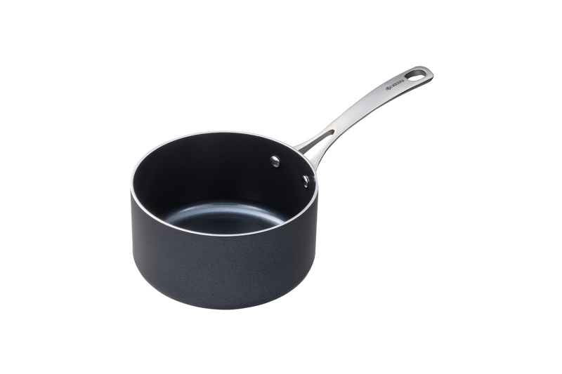 Preview: Kochtopf mit Keramikbeschichtung, 19 cm, inklusive Glasdeckel