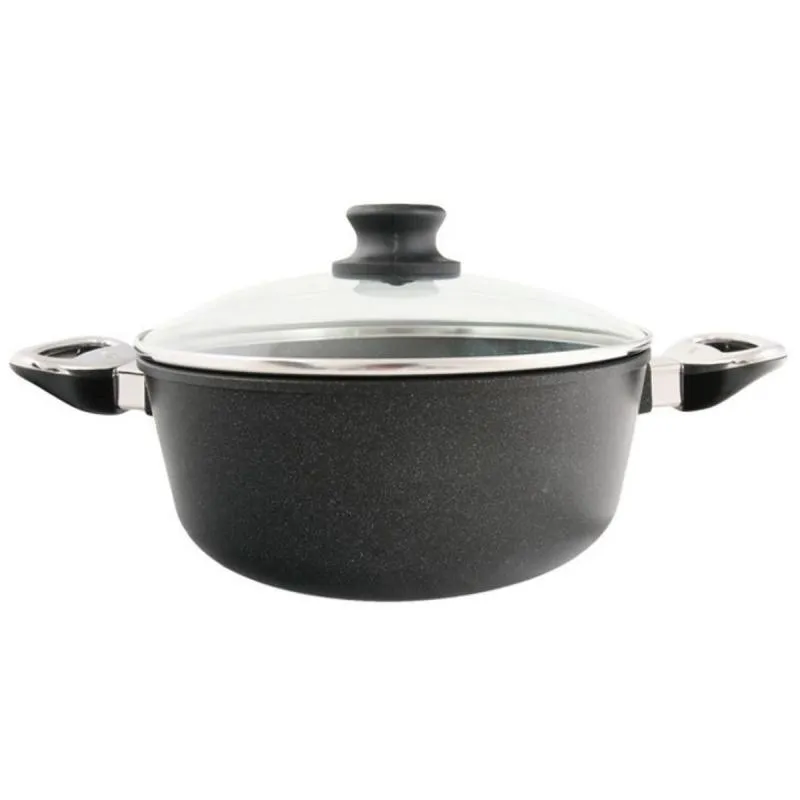 Bratentopf mit Deckel 24 cm BAF GIGANT Newline für alle Herdarten