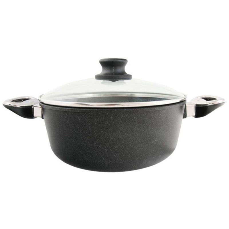 Bratentopf mit Deckel 28 cm BAF GIGANT Newline für alle Herdarten