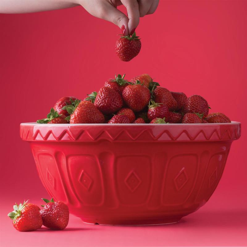 Preview: Rührschüssel, rot, 4 Liter, Ø 29 cm