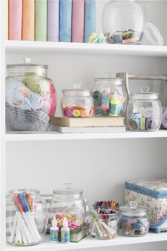 Preview: Universal-Vorratsglas mit luftdichtem Deckel 0.85 Liter