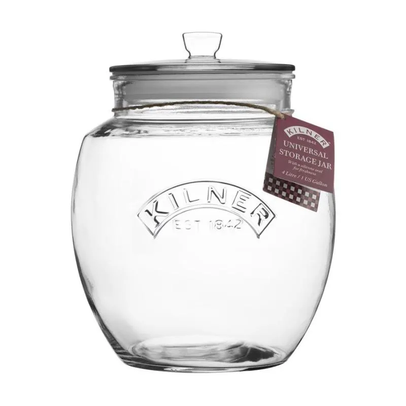 Universal-Vorratsglas mit luftdichtem Deckel 4 Liter