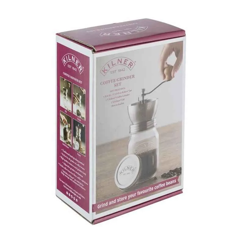 Kaffeemühlen Set mit Drehkurbelmahlwerk
