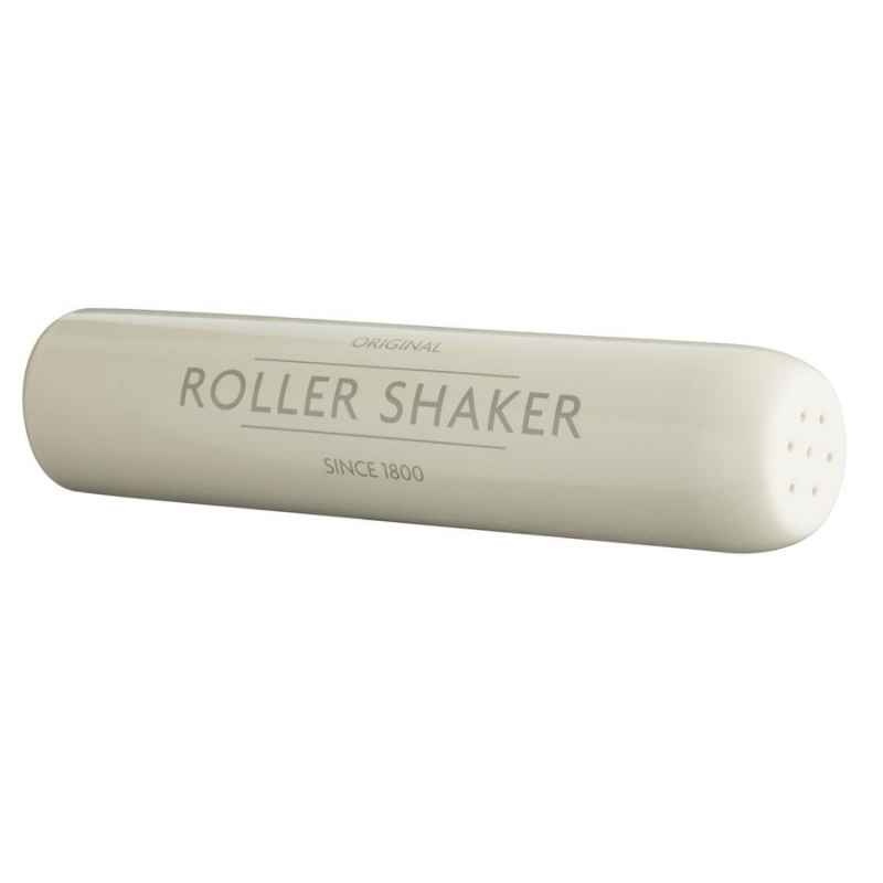 Teigrolle 3in1 Roller Shaker - mit Mehlstreuer Steingut