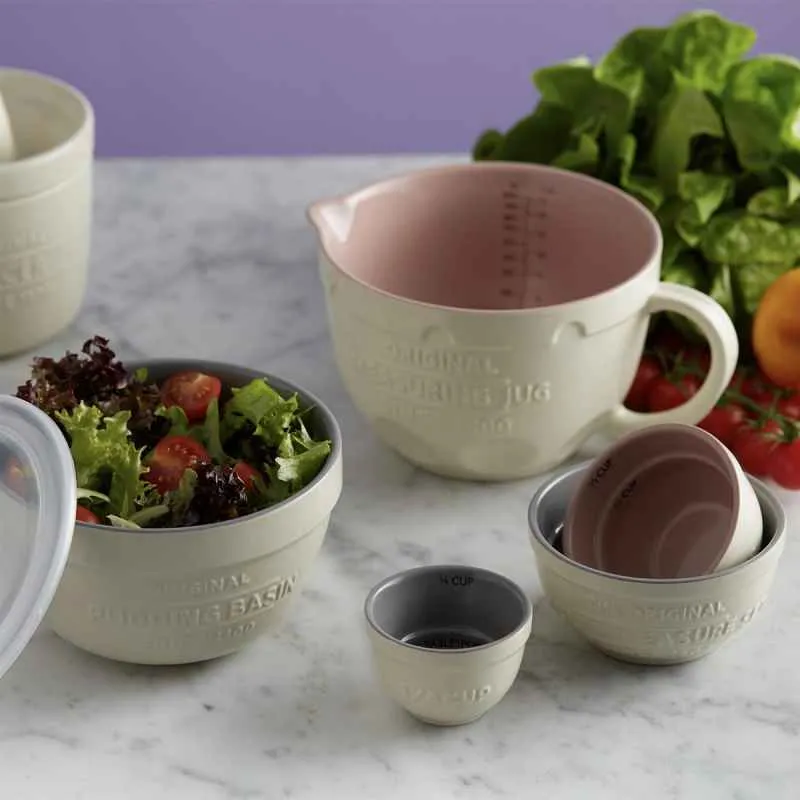 Messkrug aus Steingut, 1 Liter