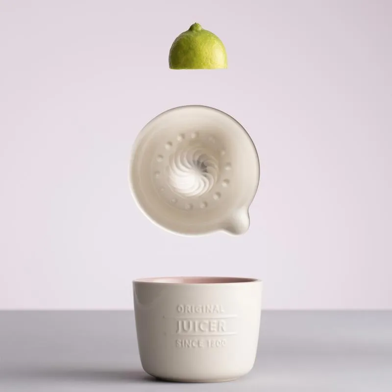 Zitruspresse/ Entsafter 3in1, 550 ml aus Steingut