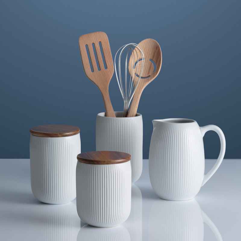 Preview: Untensilienbehälter Steingut