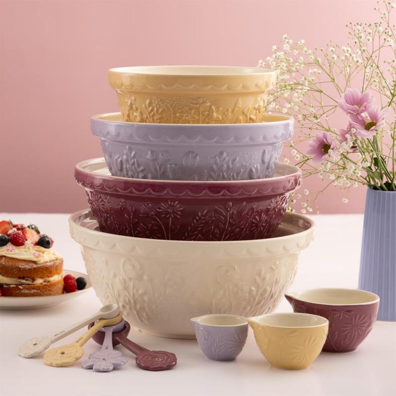 Preview: Rührschüssel aus Steingut in the Meadow, Daisy, 2,7 Liter, Ø 26 cm  Preview: Rührschüssel aus Steingut in the Meadow, Daisy, 2,7 Liter, Ø 26 cm