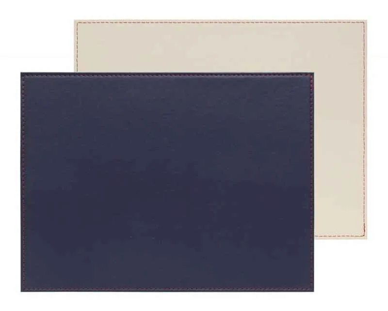 Platzset 40 x 30cm marine / elfenbein