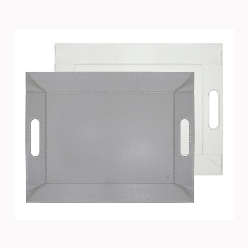 DUO - Wendetablett, Grau/Weiß, klein