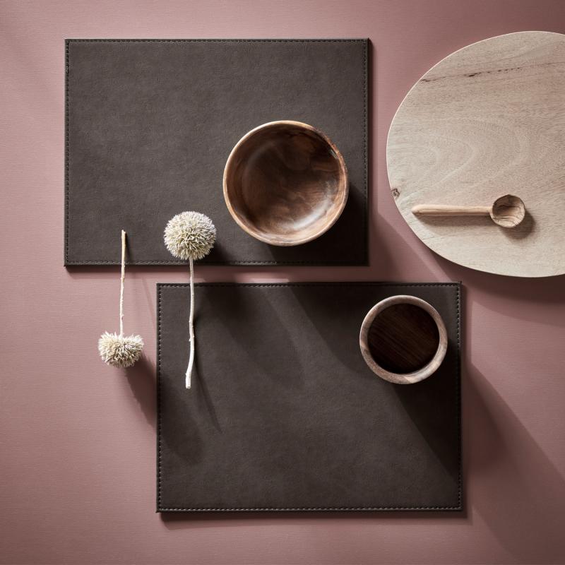 Preview: Platzset 40 x 30cm Vintage braun