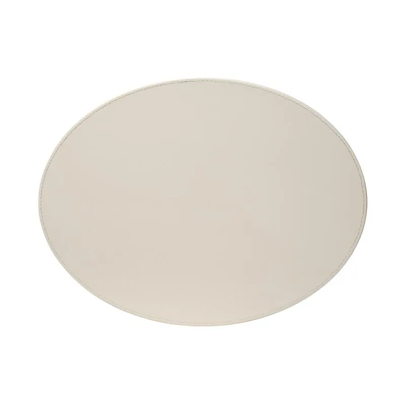 Platzset, Oval, Mint/Elfenbein 45 x 34cm