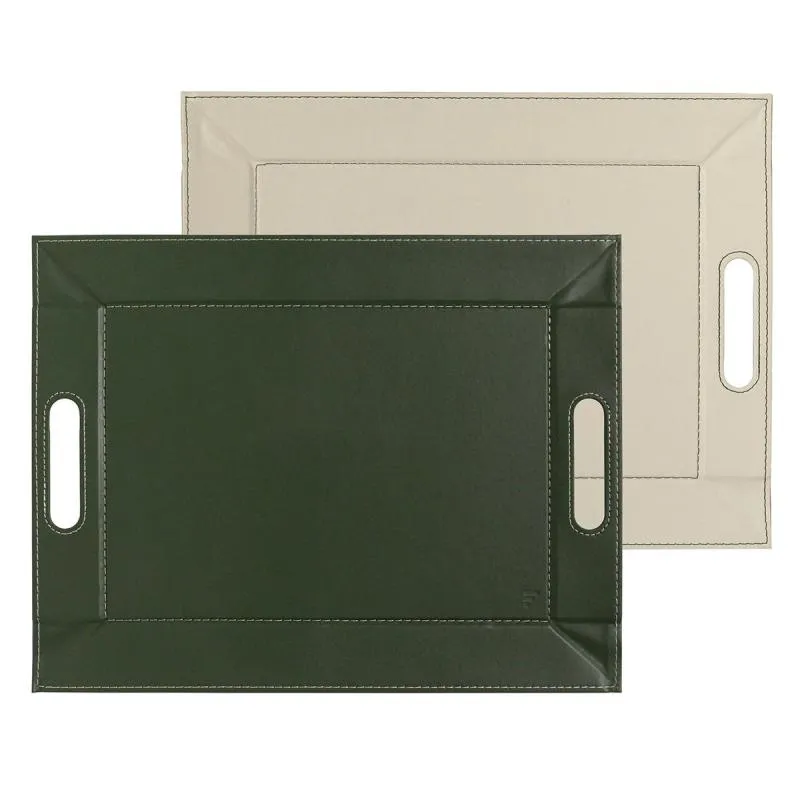 DUO - Wendetablett, Olive/Elfenbein, groß