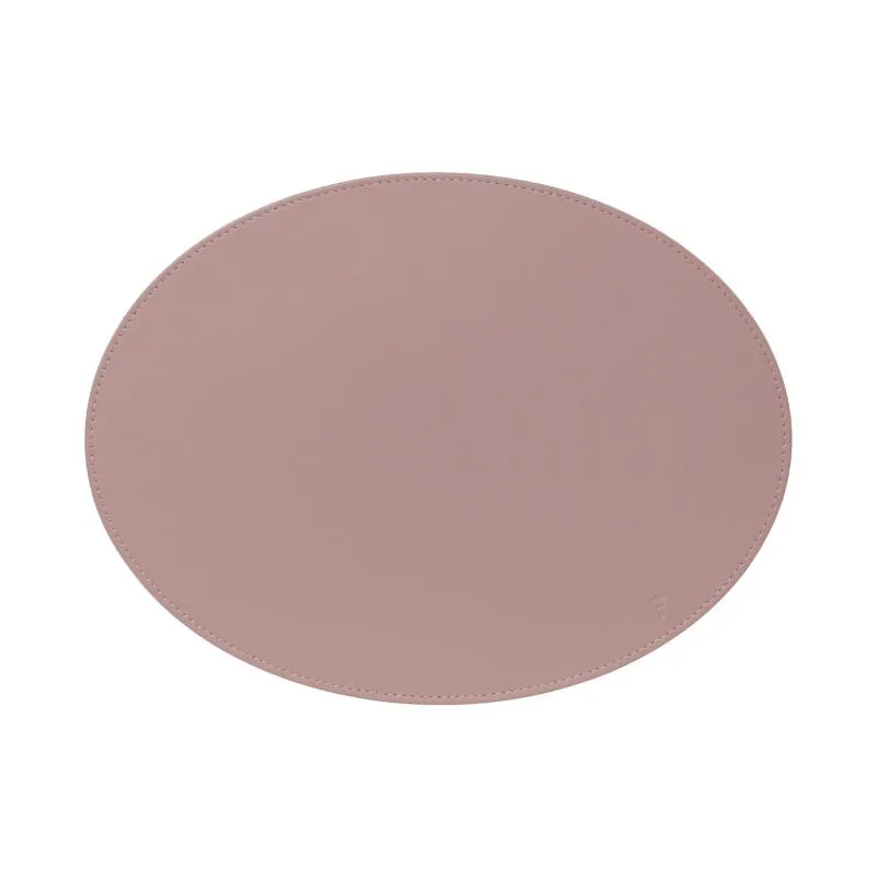 Platzset, Oval, Altrosa/Stein 45 x 34 cm