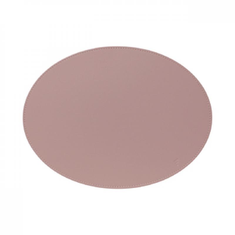 Preview: Platzset, Oval, Altrosa/Stein 45 x 34 cm