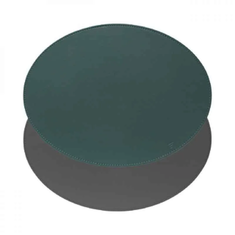 DUO Platzset, Oval, Petrol/Anthrazit 45 x 34 cm