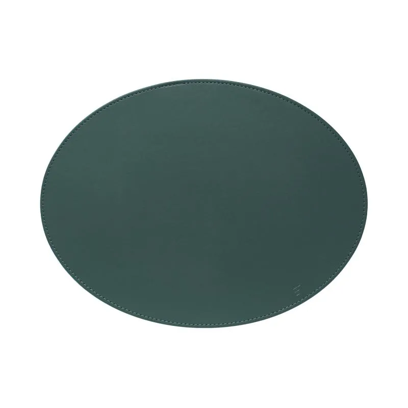 Platzset, Oval, Petrol/Anthrazit 45 x 34 cm