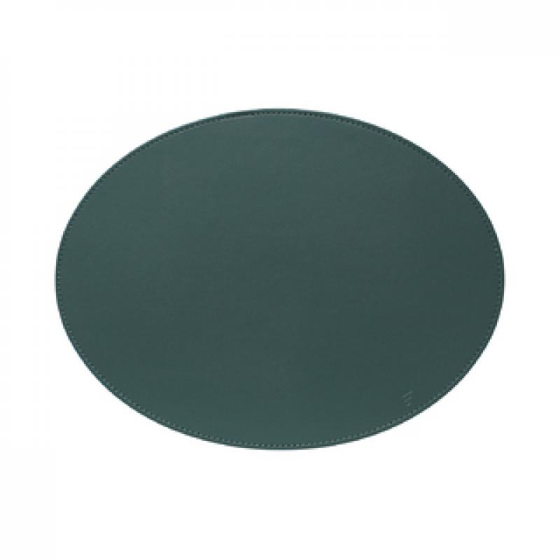 Preview: Platzset, Oval, Petrol/Anthrazit 45 x 34 cm