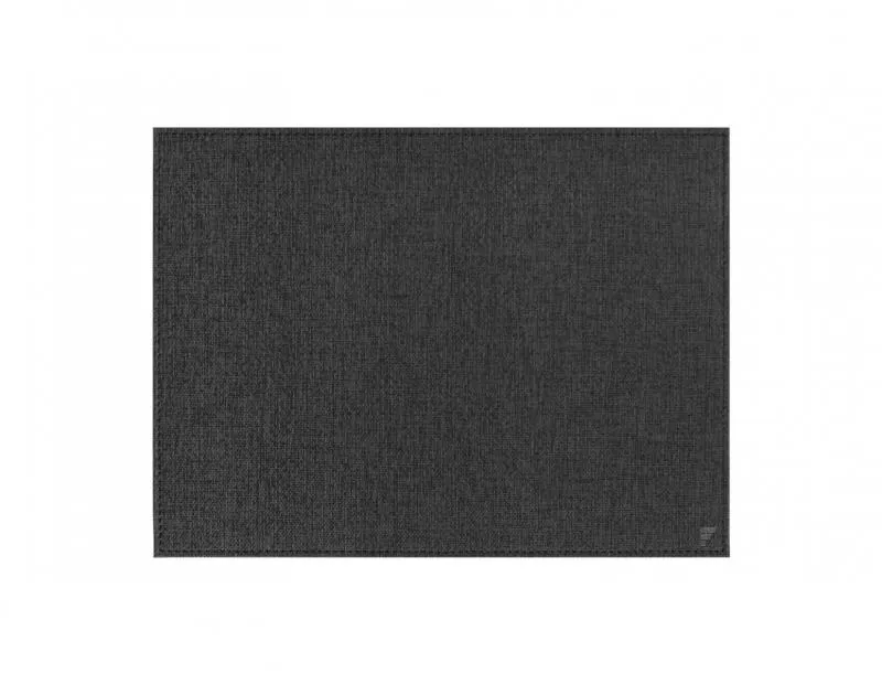Platzset Textilstruktur 40 x 30 cm schwarz