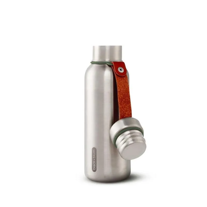 Wasserflasche 500 ml Isoliertes Edelstahl Olive